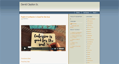 Desktop Screenshot of davidclayton.sermonpodcasts.net