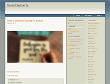 Tablet Screenshot of davidclayton.sermonpodcasts.net
