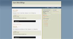 Desktop Screenshot of billingsopenbible.sermonpodcasts.com